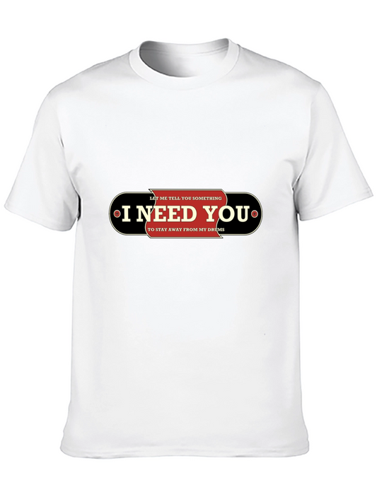 Camiseta Negra I Need You