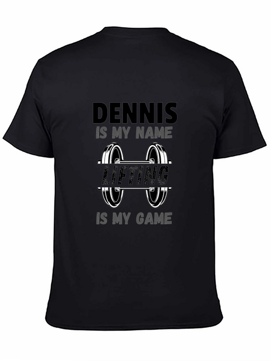 Camiseta Hombre Negra Dennis Lifting