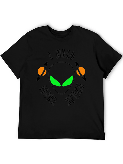 Camiseta Negra: Necesito Más Espacio
