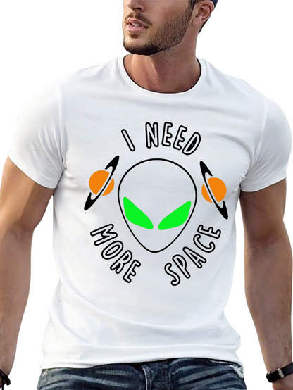Camiseta Negra: Necesito Más Espacio