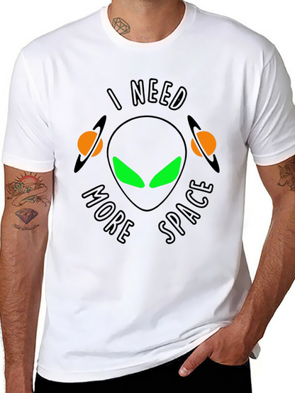 Camiseta Negra: Necesito Más Espacio