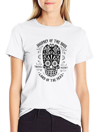 Camiseta Negra Calavera Día de Muertos