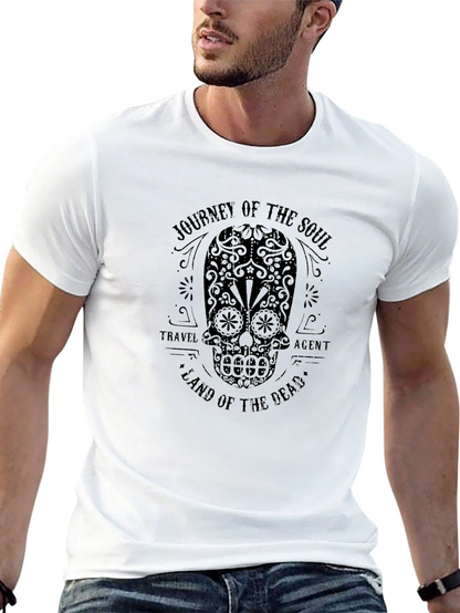 Camiseta Negra Calavera Día de Muertos