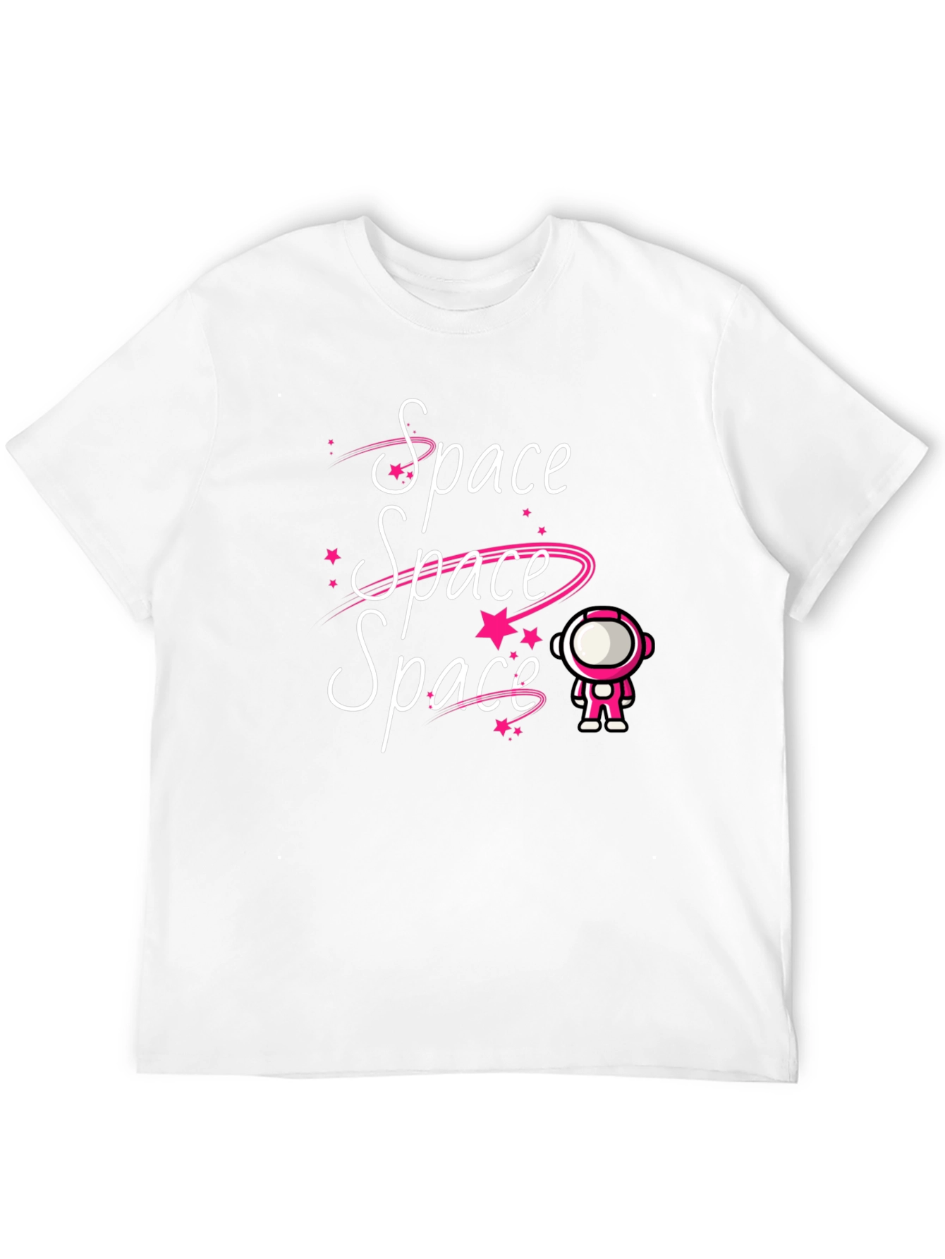 Camiseta Negra Espacio Astronauta