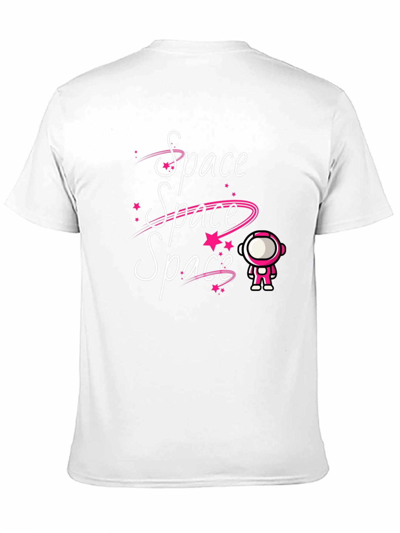Camiseta Negra Espacio Astronauta