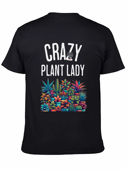 Camiseta Negra Crazy Plant Lady