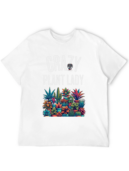 Camiseta Negra Crazy Plant Lady