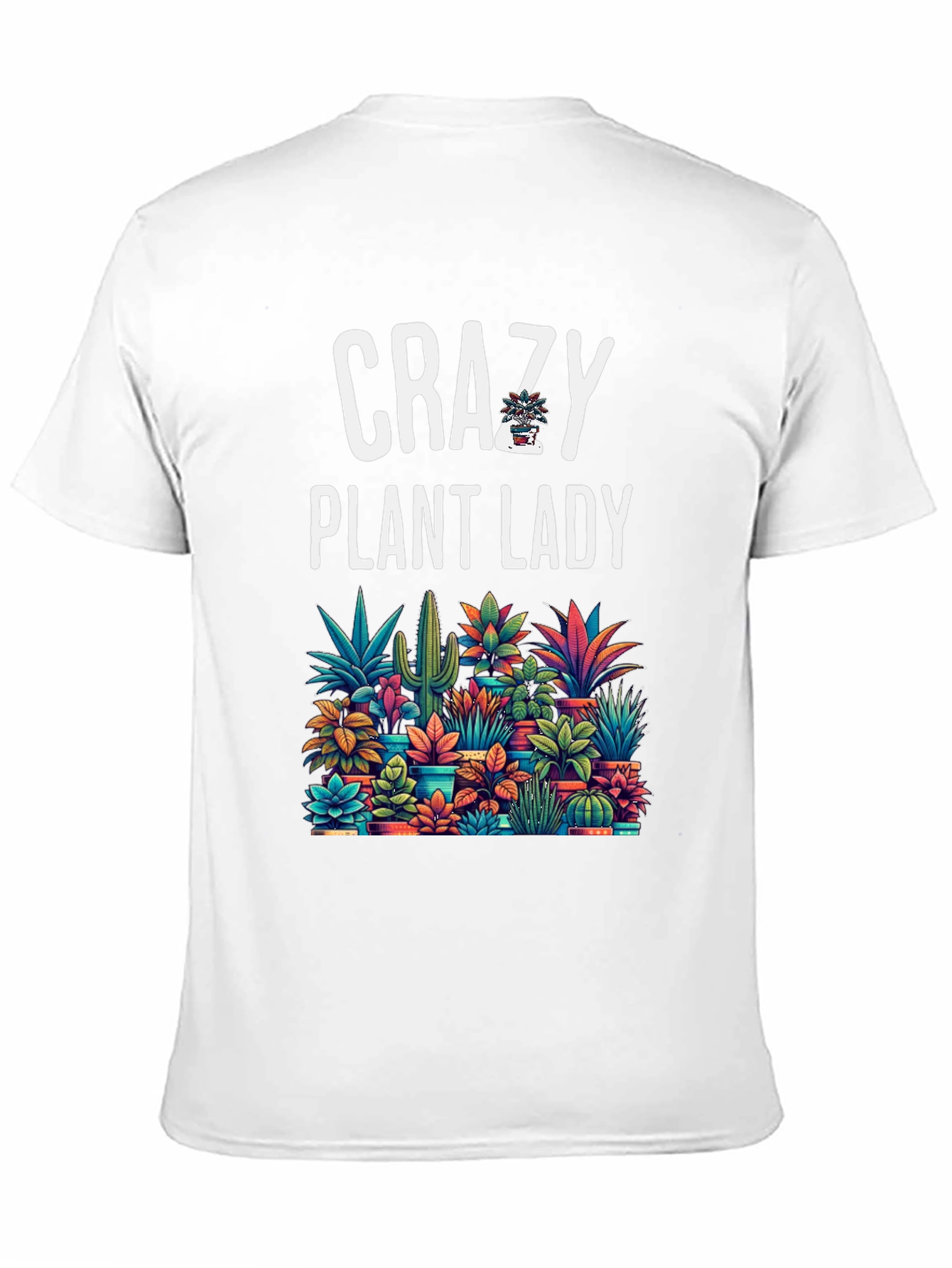 Camiseta Negra Crazy Plant Lady