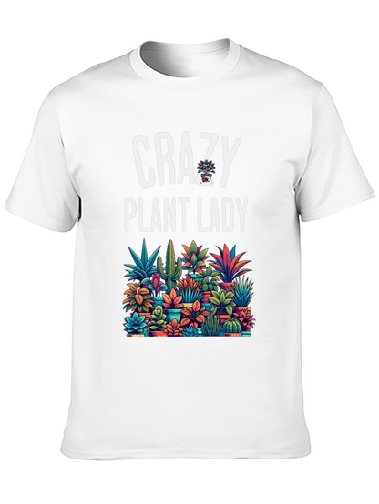 Camiseta Negra Crazy Plant Lady
