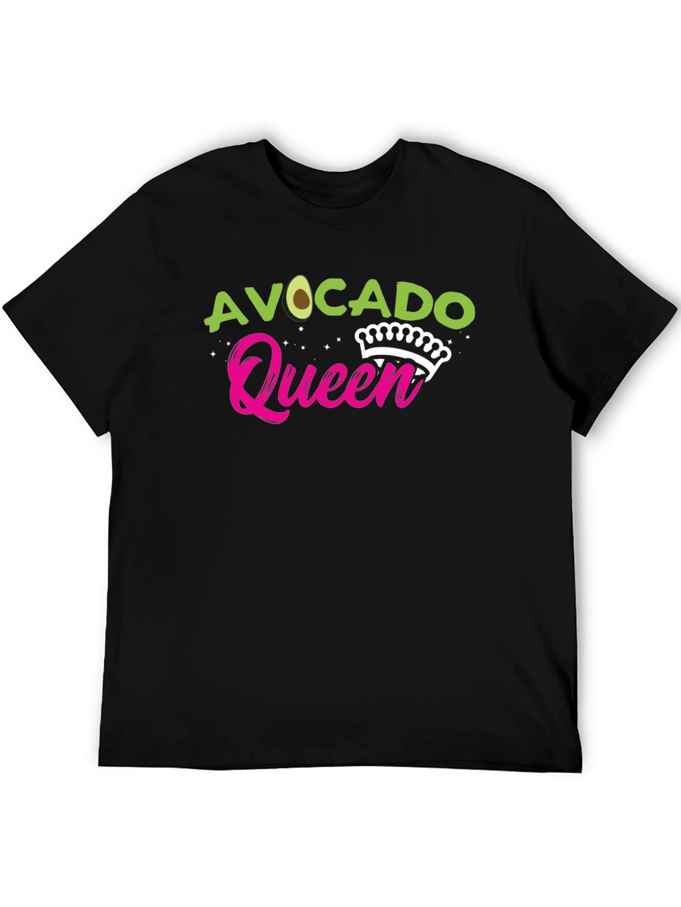 Camiseta Negra Avocado Queen