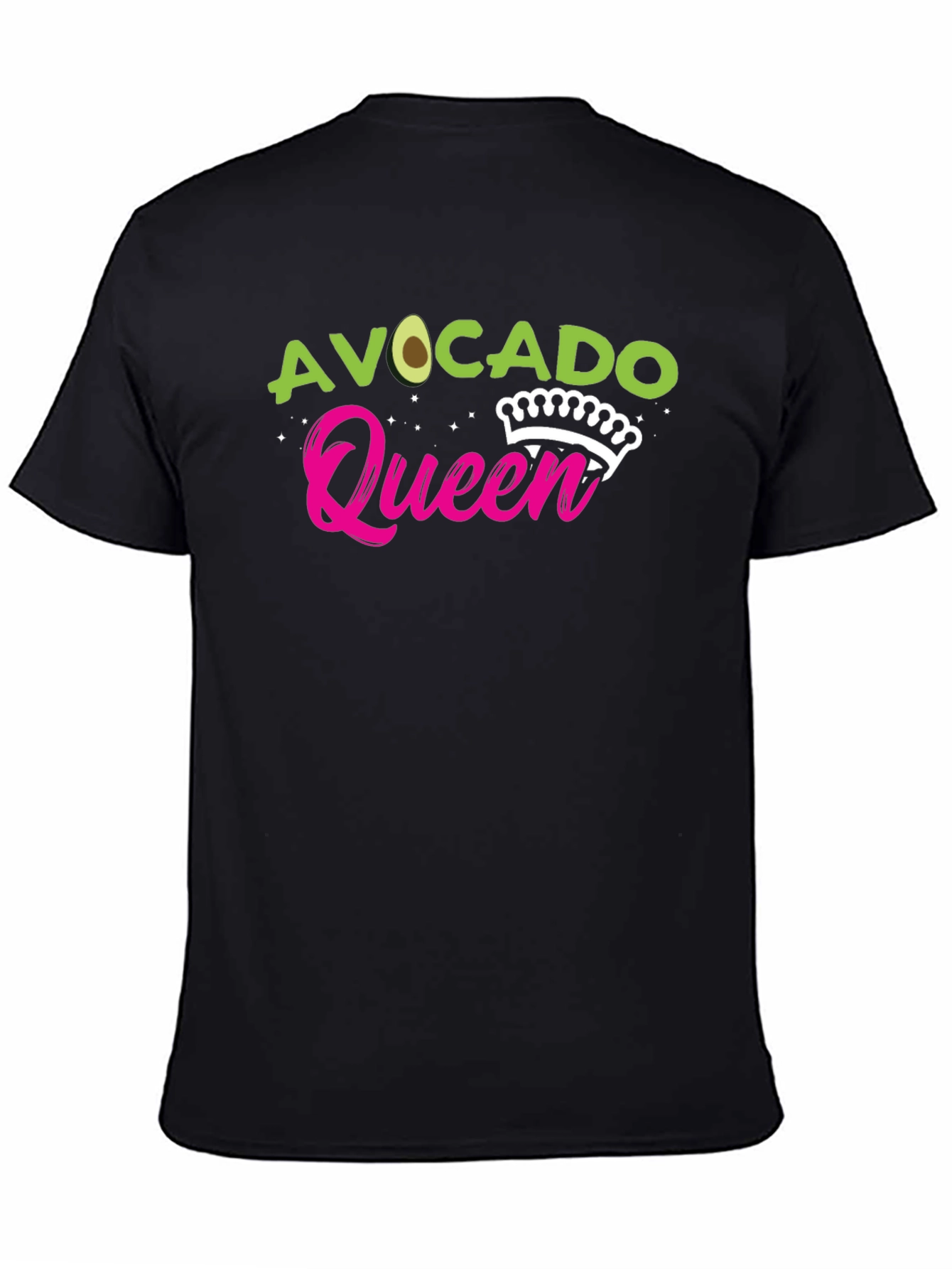 Camiseta Negra Avocado Queen