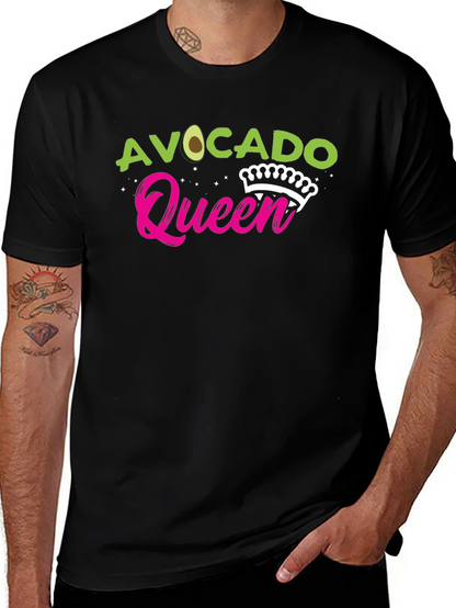 Camiseta Negra Avocado Queen