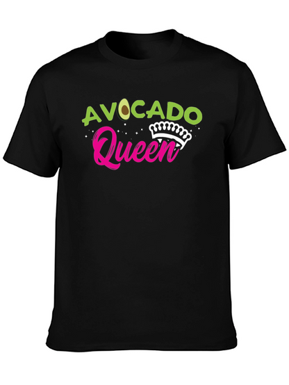 Camiseta Negra Avocado Queen