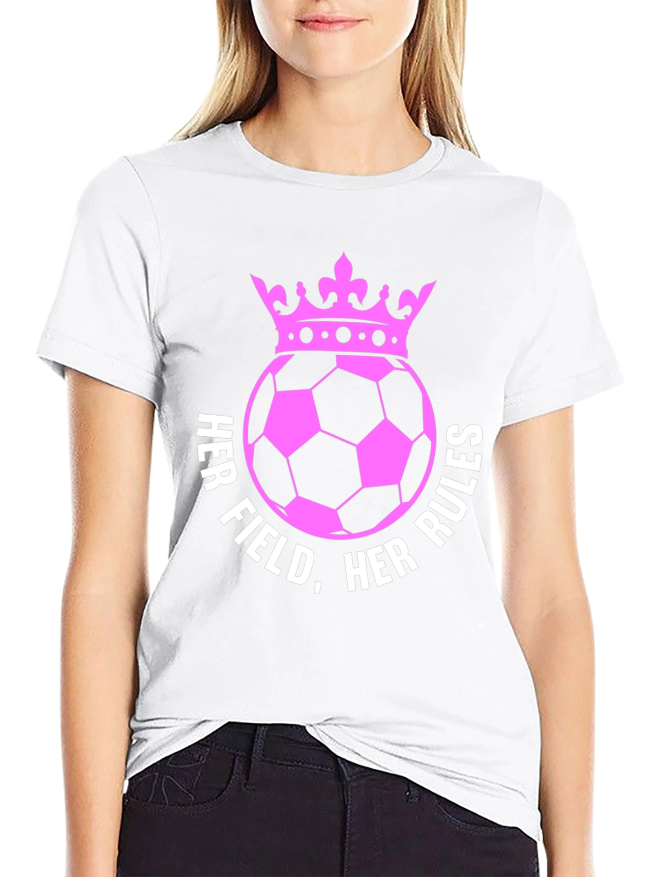 Camiseta Fútbol Reina: Su Campo Sus Reglas