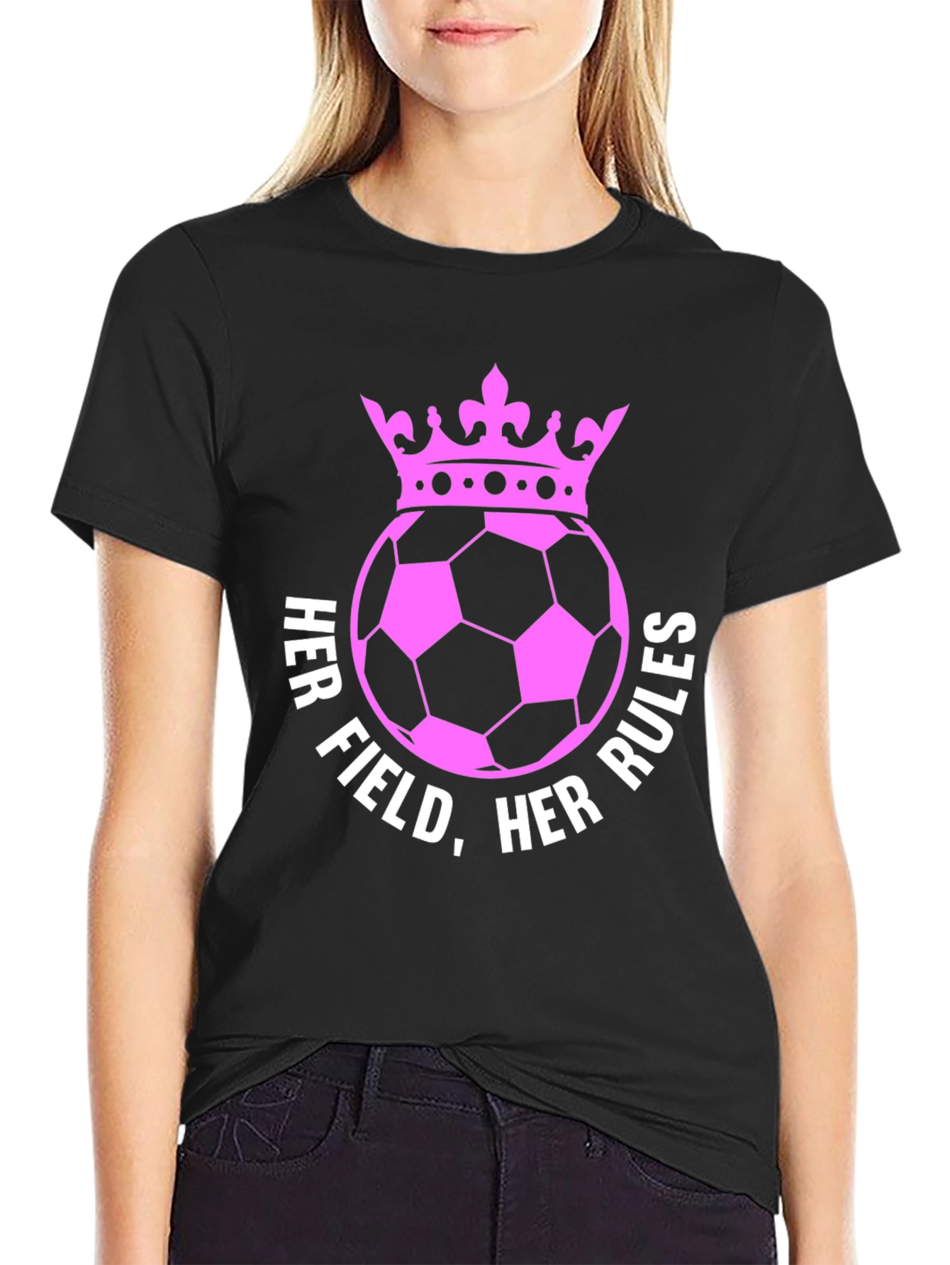 Camiseta Fútbol Reina: Su Campo Sus Reglas