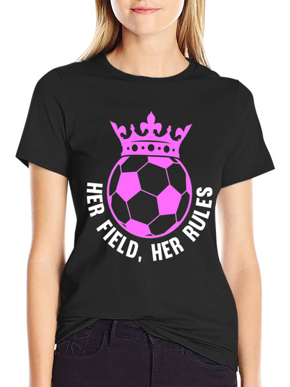 Camiseta Fútbol Reina: Su Campo Sus Reglas
