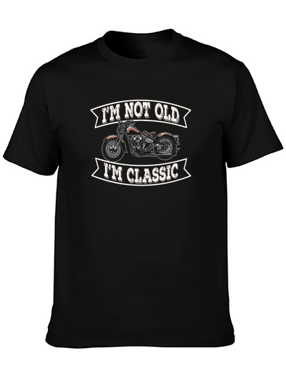 Camiseta Negra Moto Clásica - Para Moteros con Estilo!