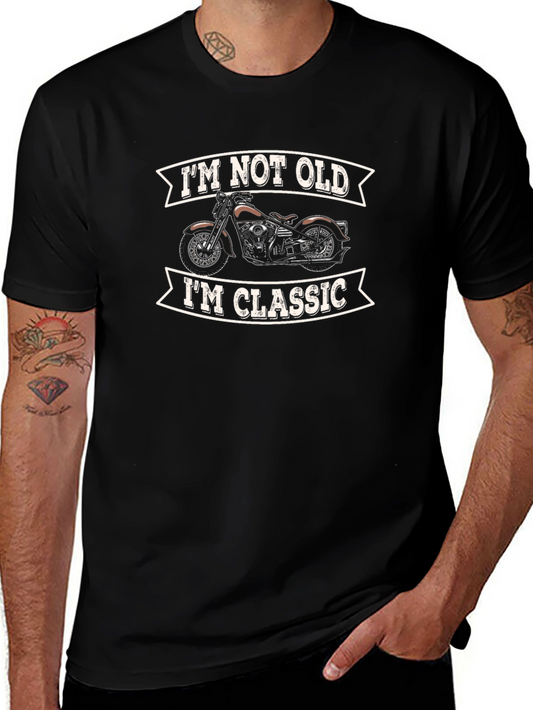 Camiseta Negra Moto Clásica - Para Moteros con Estilo!