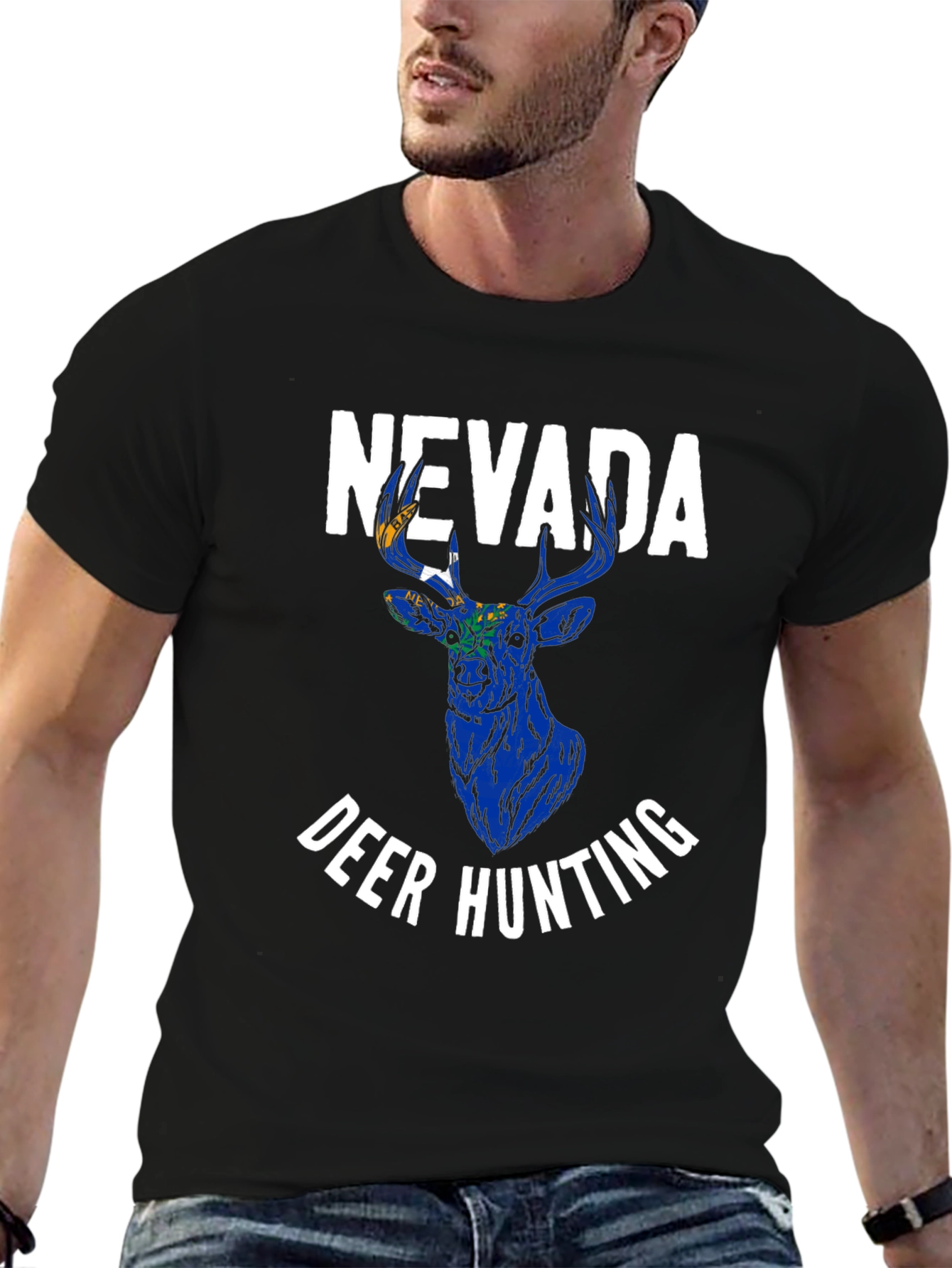 Camiseta Nevada Deer Hunting para Hombre