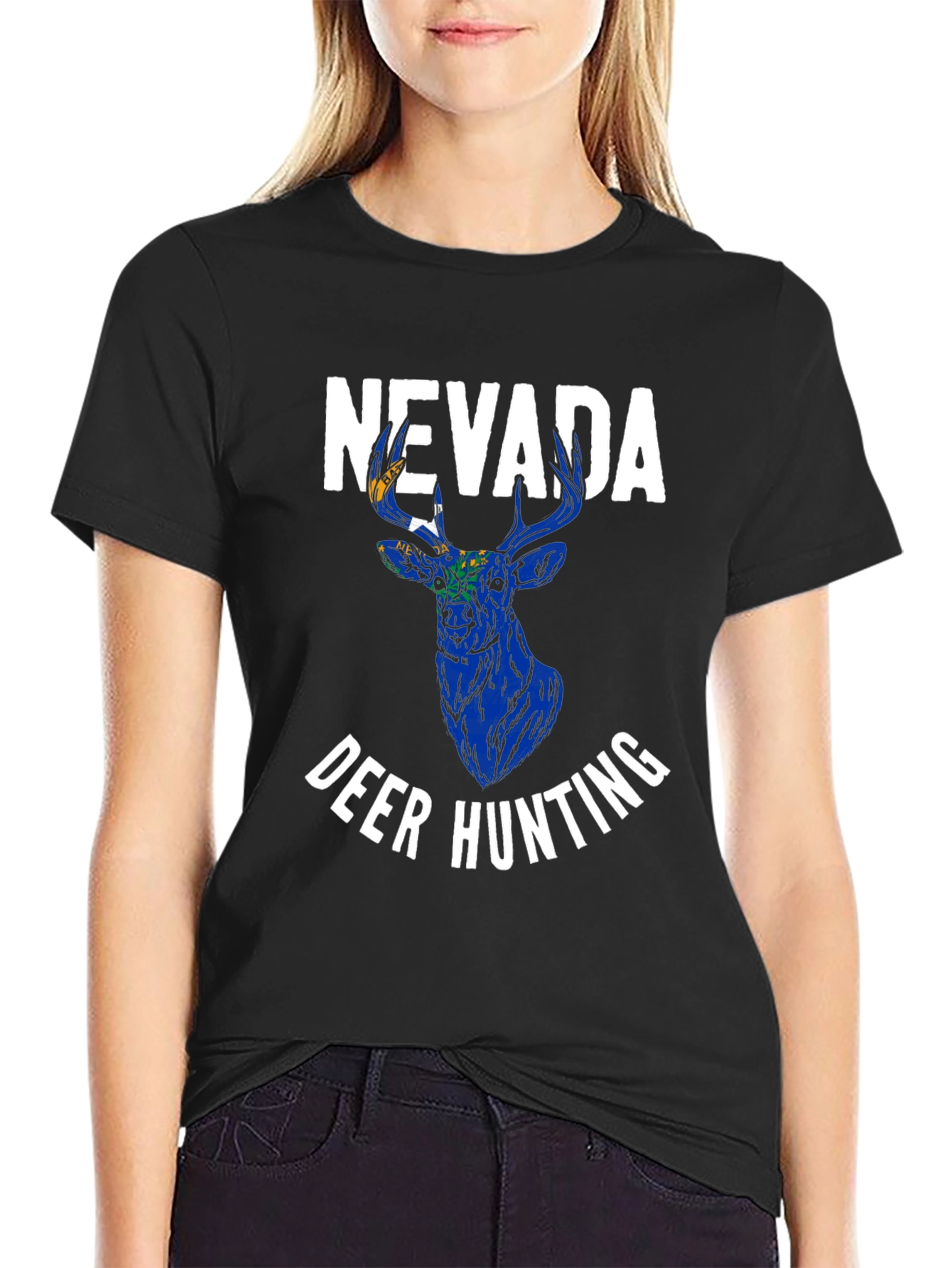 Camiseta Nevada Deer Hunting para Hombre