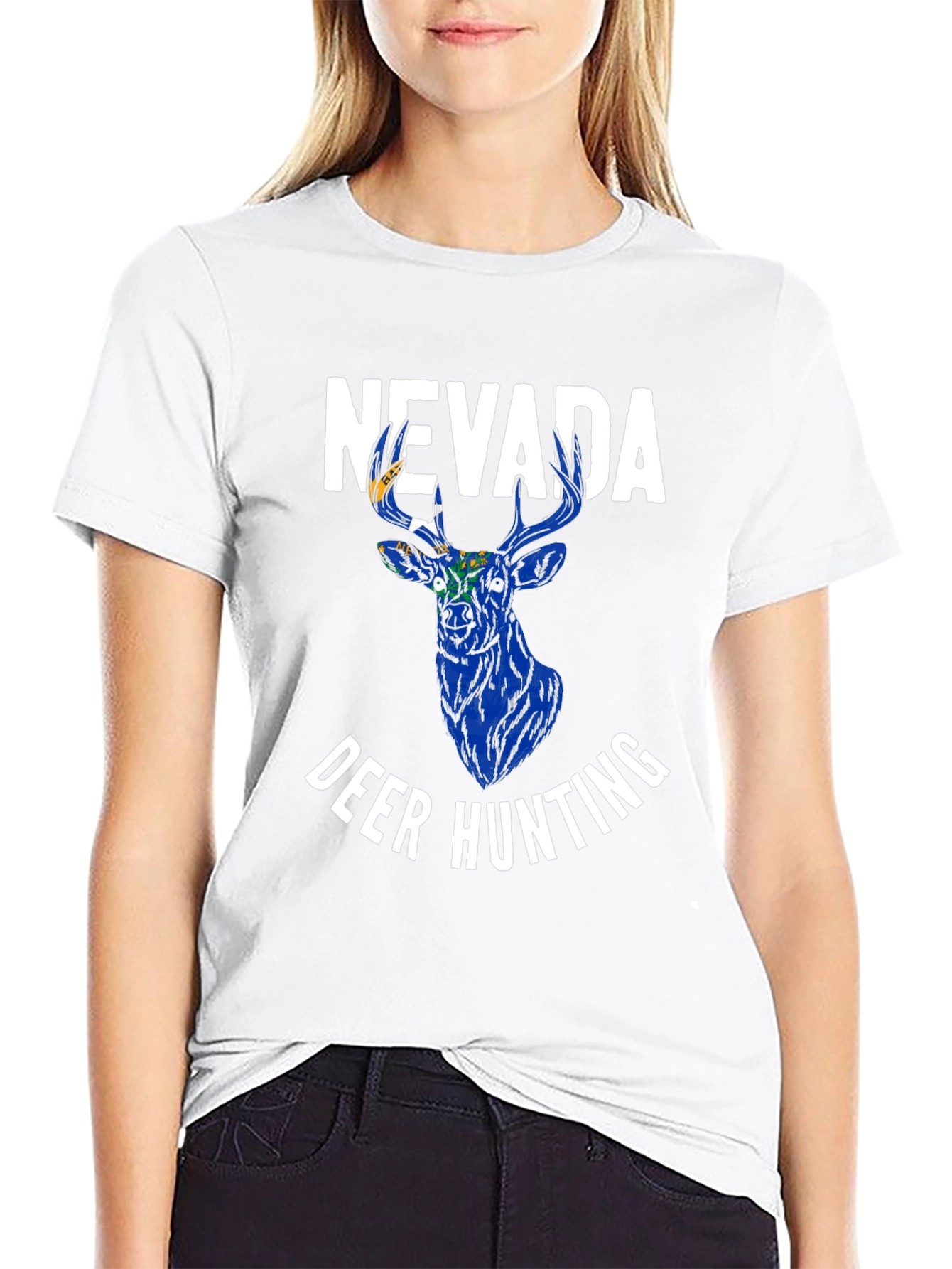 Camiseta Nevada Deer Hunting para Hombre