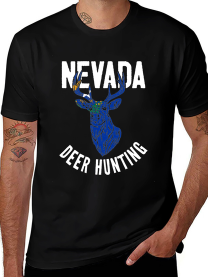 Camiseta Nevada Deer Hunting para Hombre