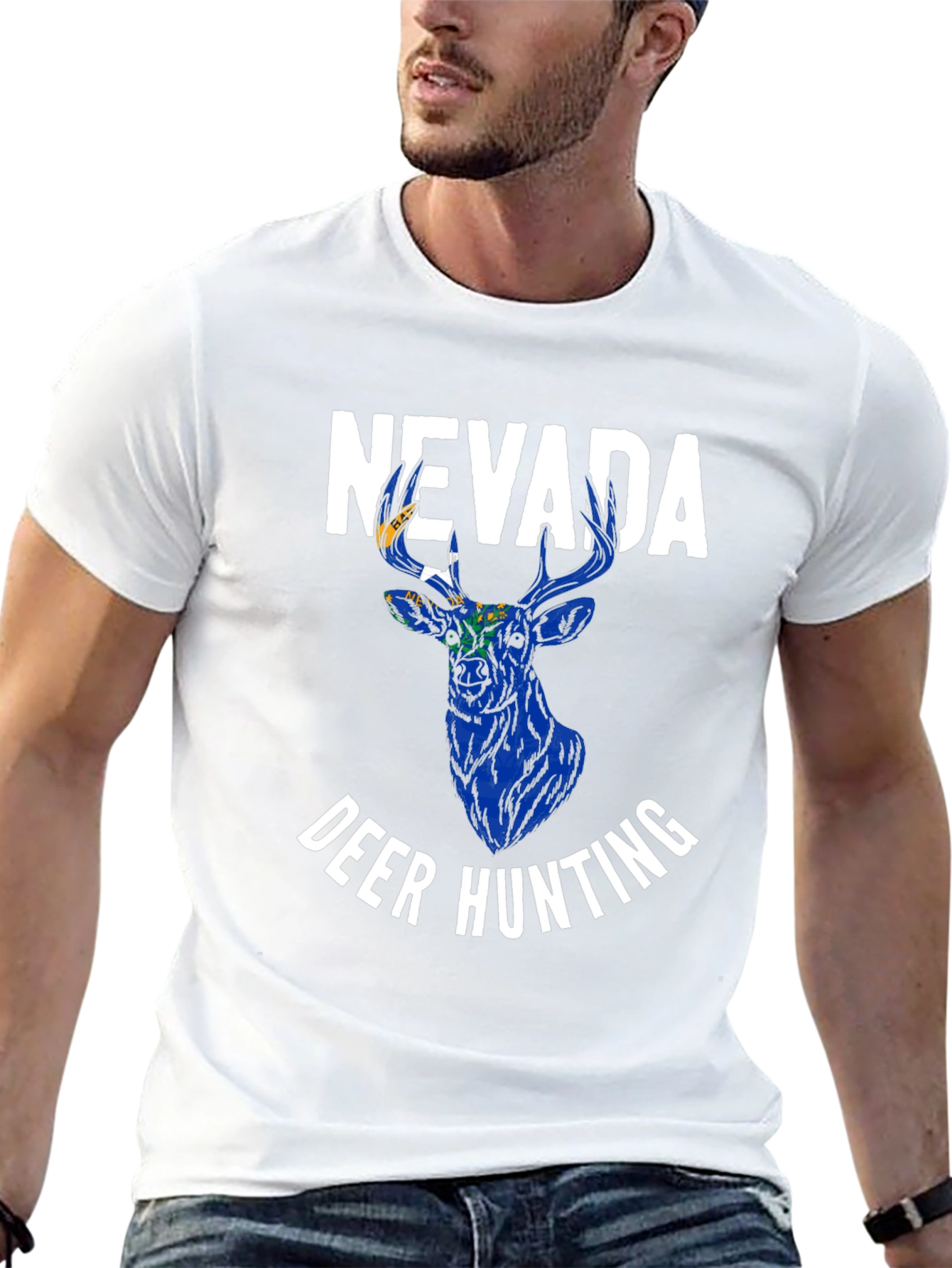 Camiseta Nevada Deer Hunting para Hombre