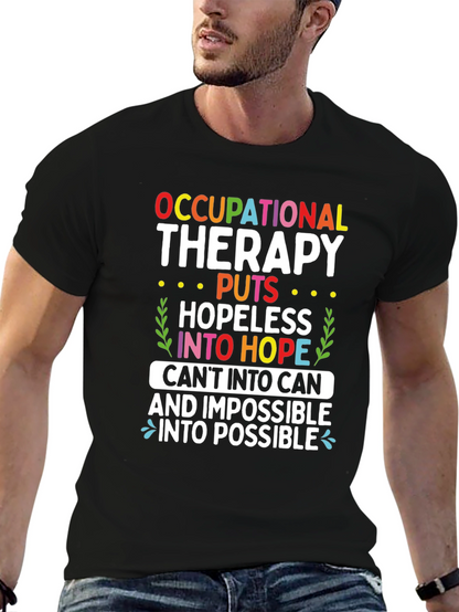 Camiseta de terapia ocupacional esperanza y posibilidad