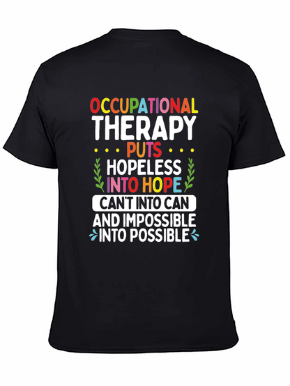 Camiseta de terapia ocupacional esperanza y posibilidad