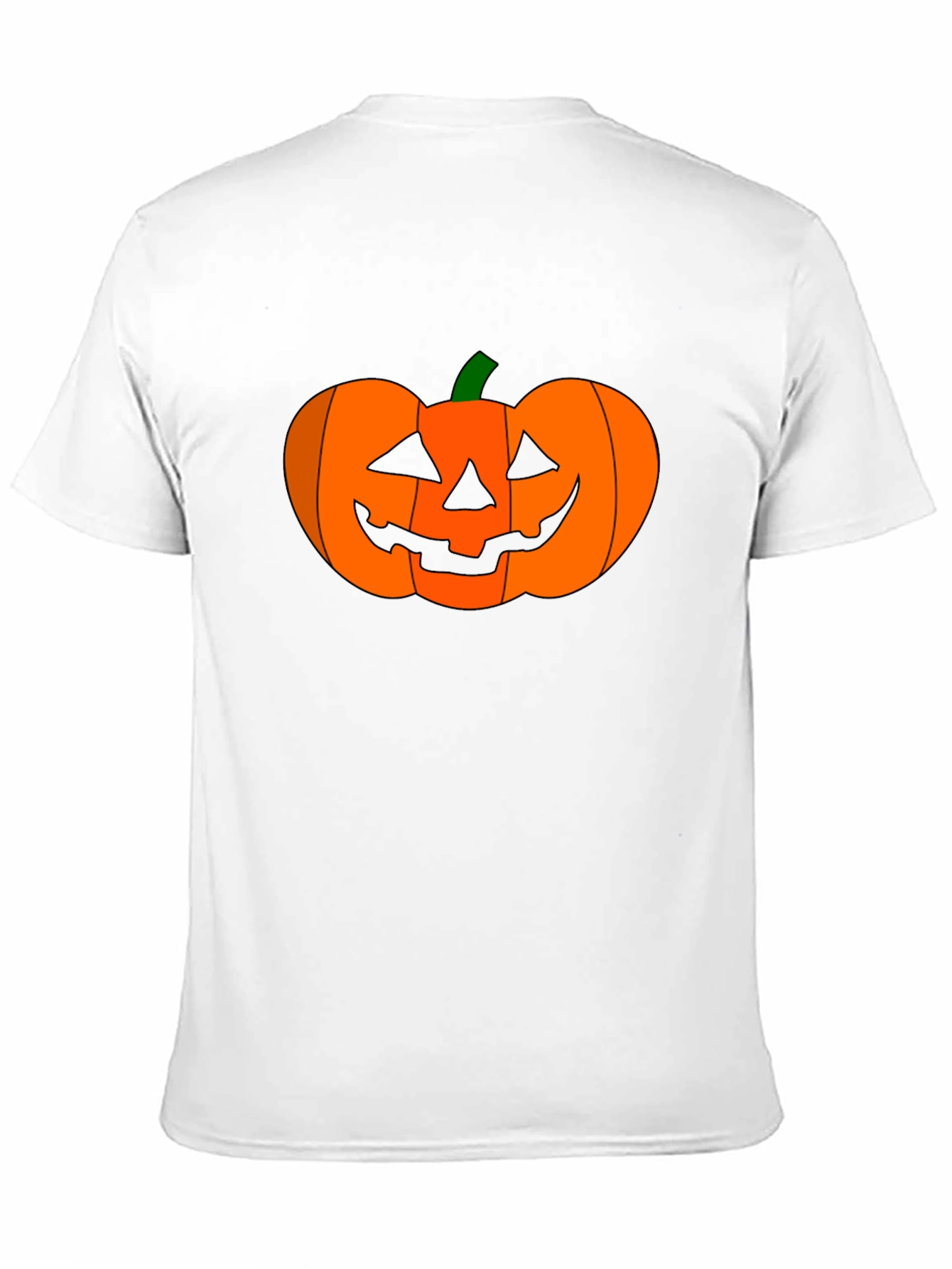Camiseta Negra con Diseño de Calabaza Halloween