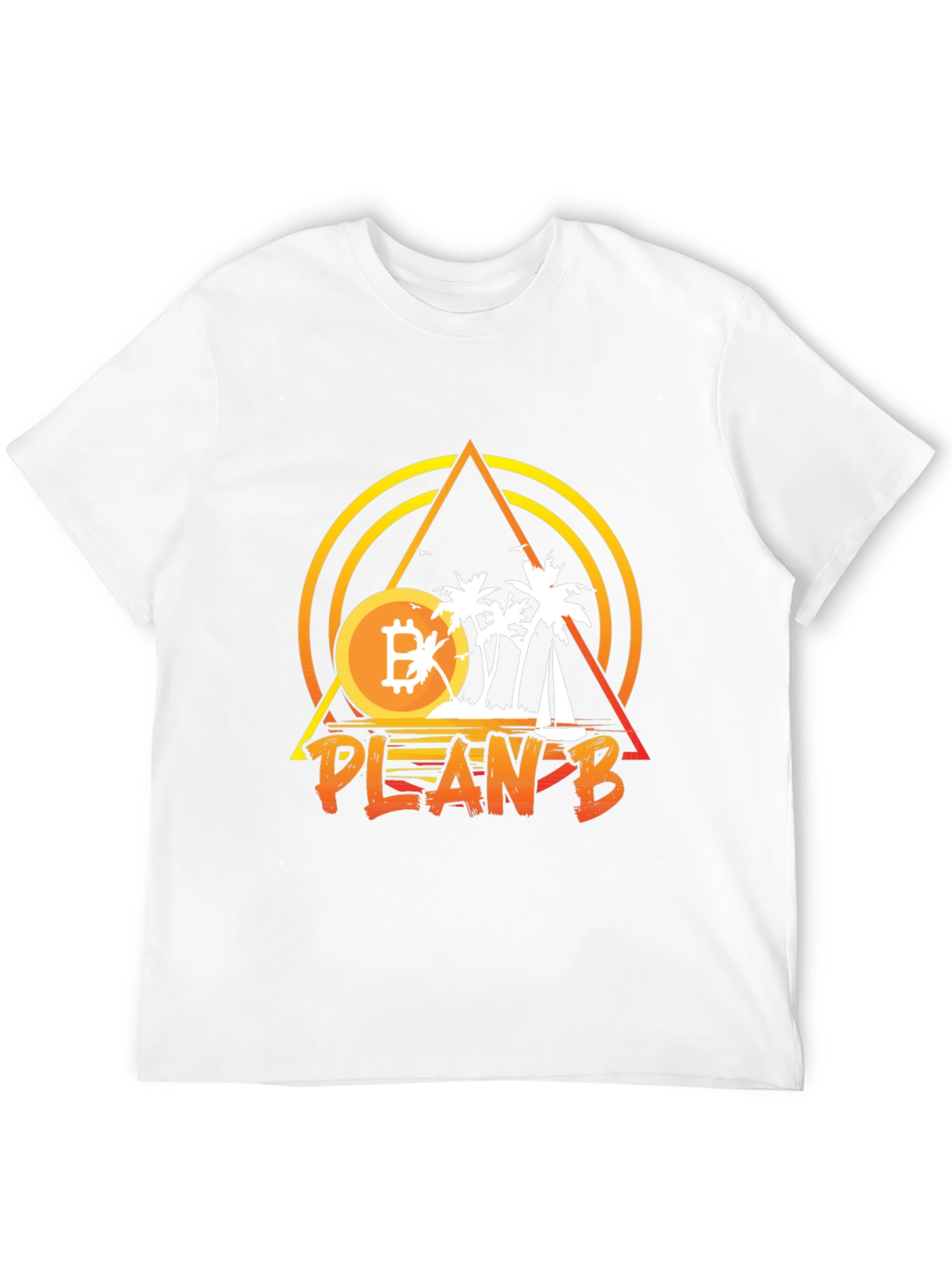 Camiseta Negra Plan B Bitcoin Playa para Hombre
