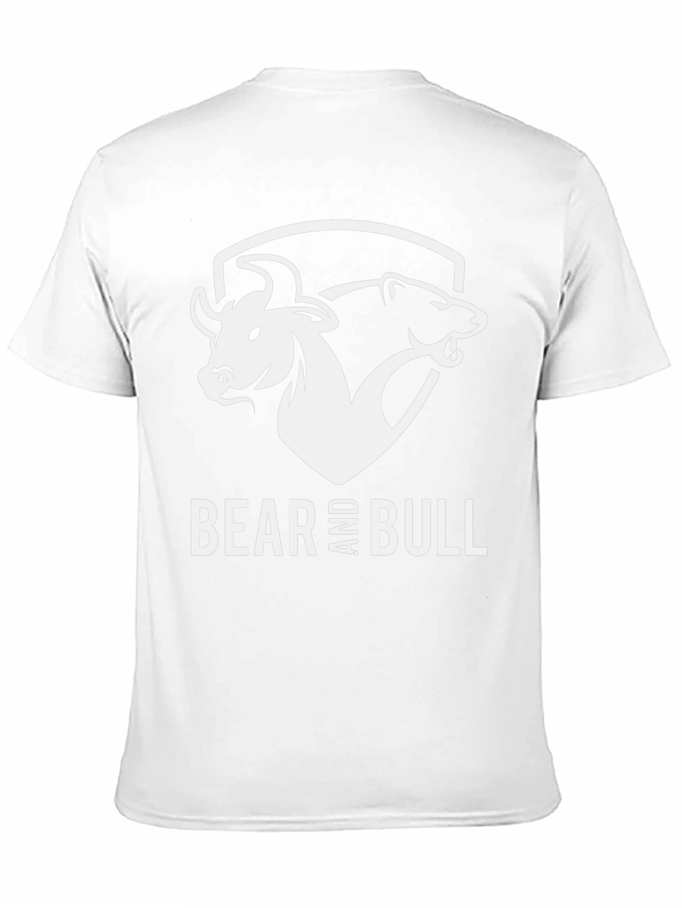 Camiseta Negra Toro y Oso: Inversión con Estilo