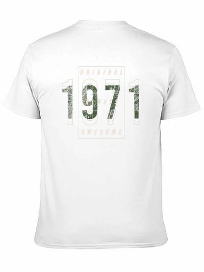 Camiseta Negra Original 1971 Siempre Asombroso
