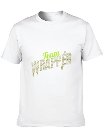 Camiseta Negra Team Wrapper - Estilo Momia