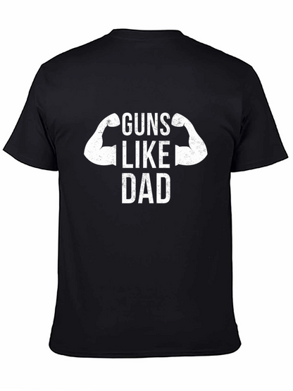 Camiseta Negra Guns Like Dad