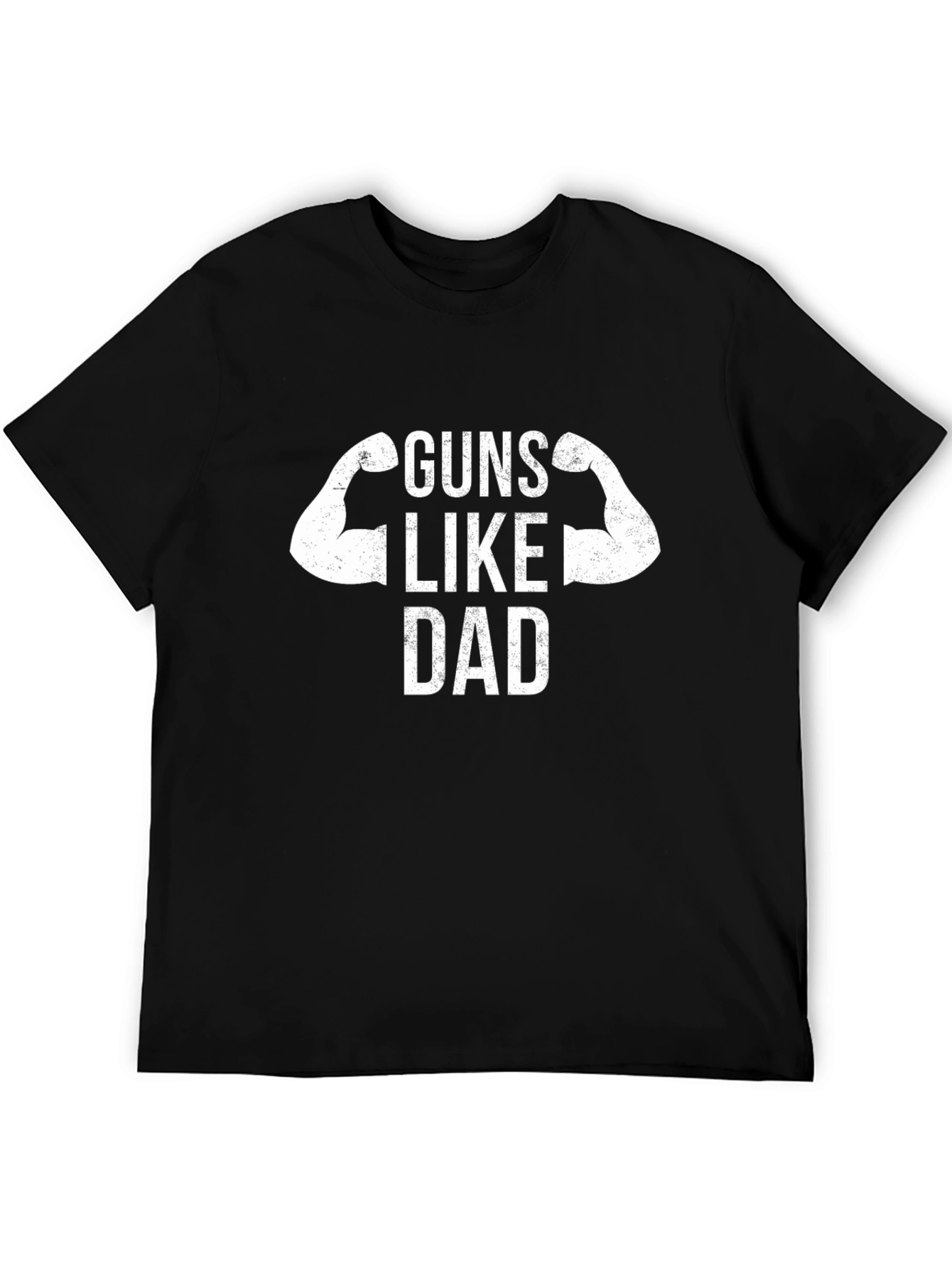 Camiseta Negra Guns Like Dad