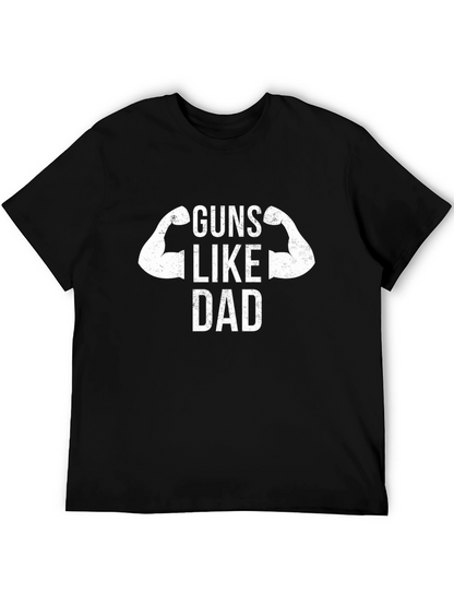 Camiseta Negra Guns Like Dad