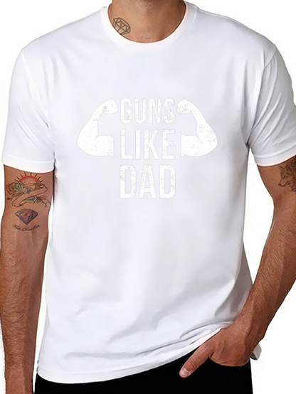 Camiseta Negra Guns Like Dad