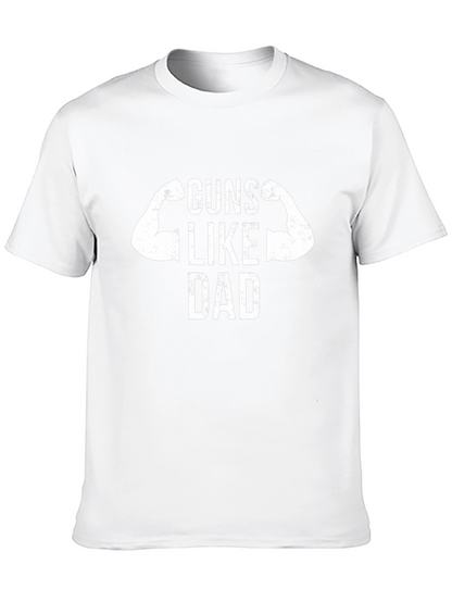 Camiseta Negra Guns Like Dad