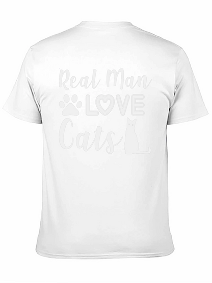 Camiseta Hombre: Amor Gatuno con Estilo