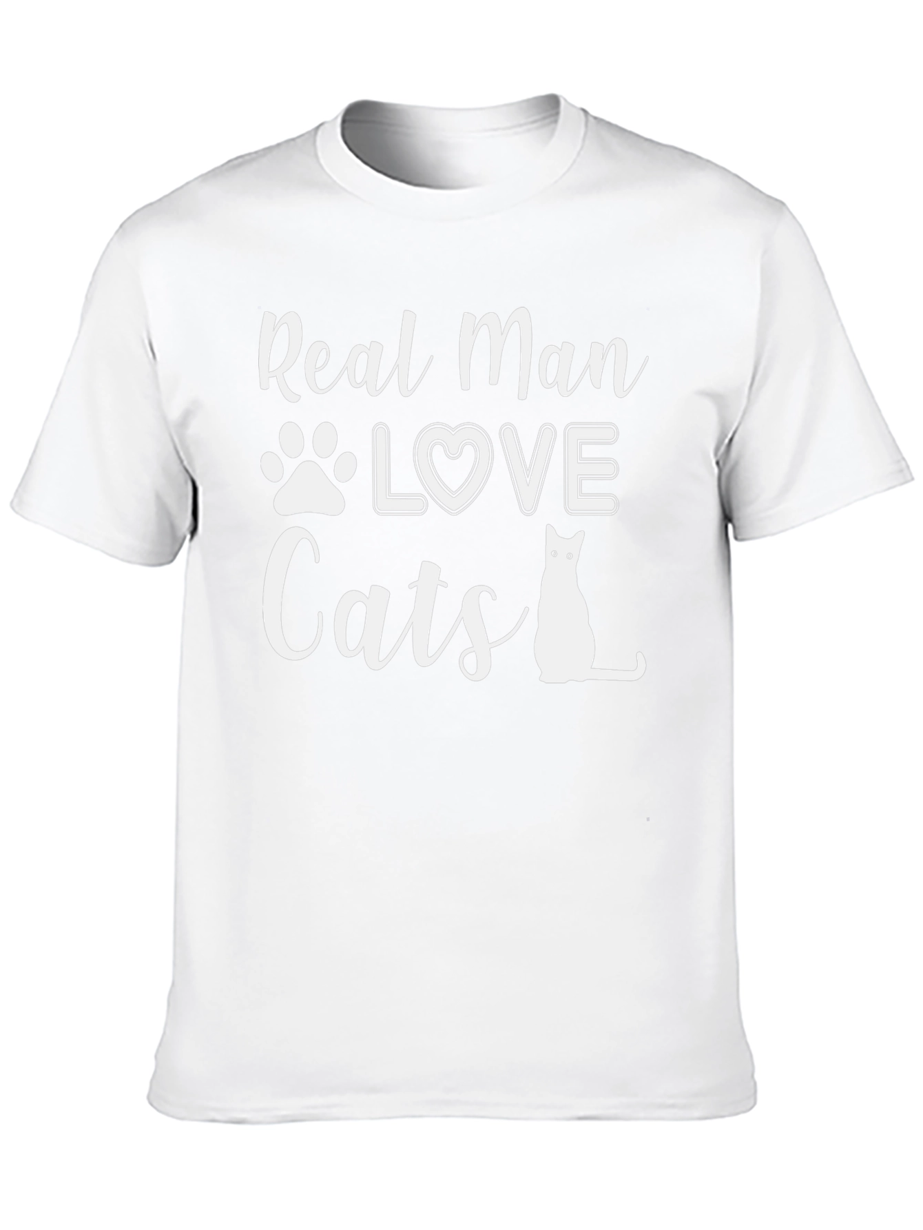 Camiseta Hombre: Amor Gatuno con Estilo