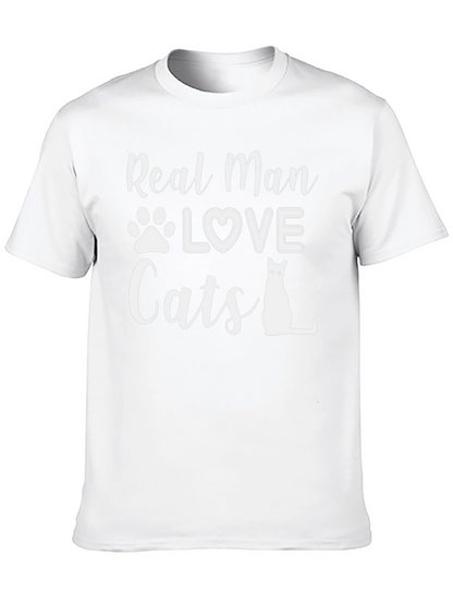 Camiseta Hombre: Amor Gatuno con Estilo
