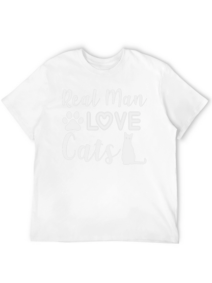 Camiseta Hombre: Amor Gatuno con Estilo