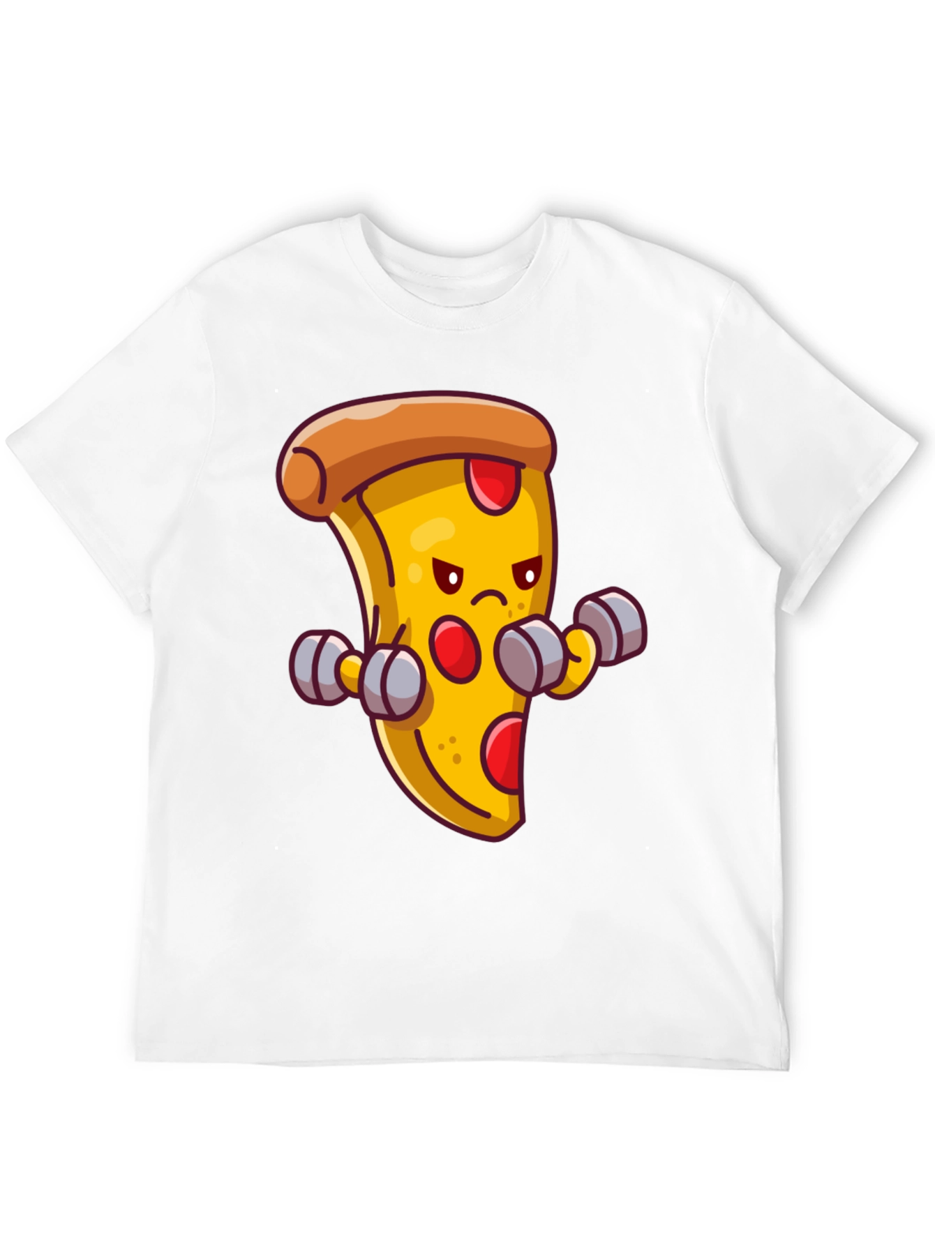Camiseta Negra con Pizza Musculosa
