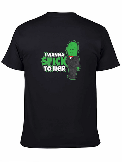 Camiseta Negra Cactus Enamorado