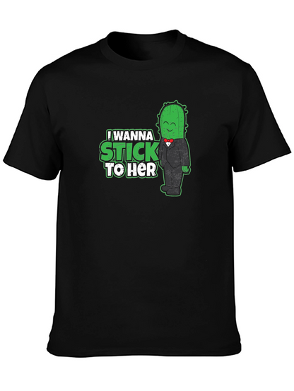 Camiseta Negra Cactus Enamorado