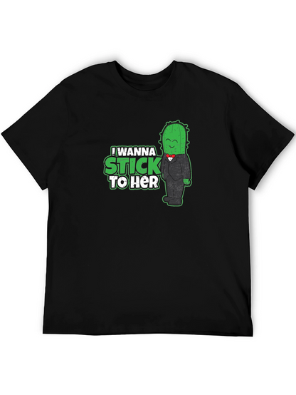 Camiseta Negra Cactus Enamorado