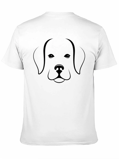 Camiseta Negra con Diseño de Perro