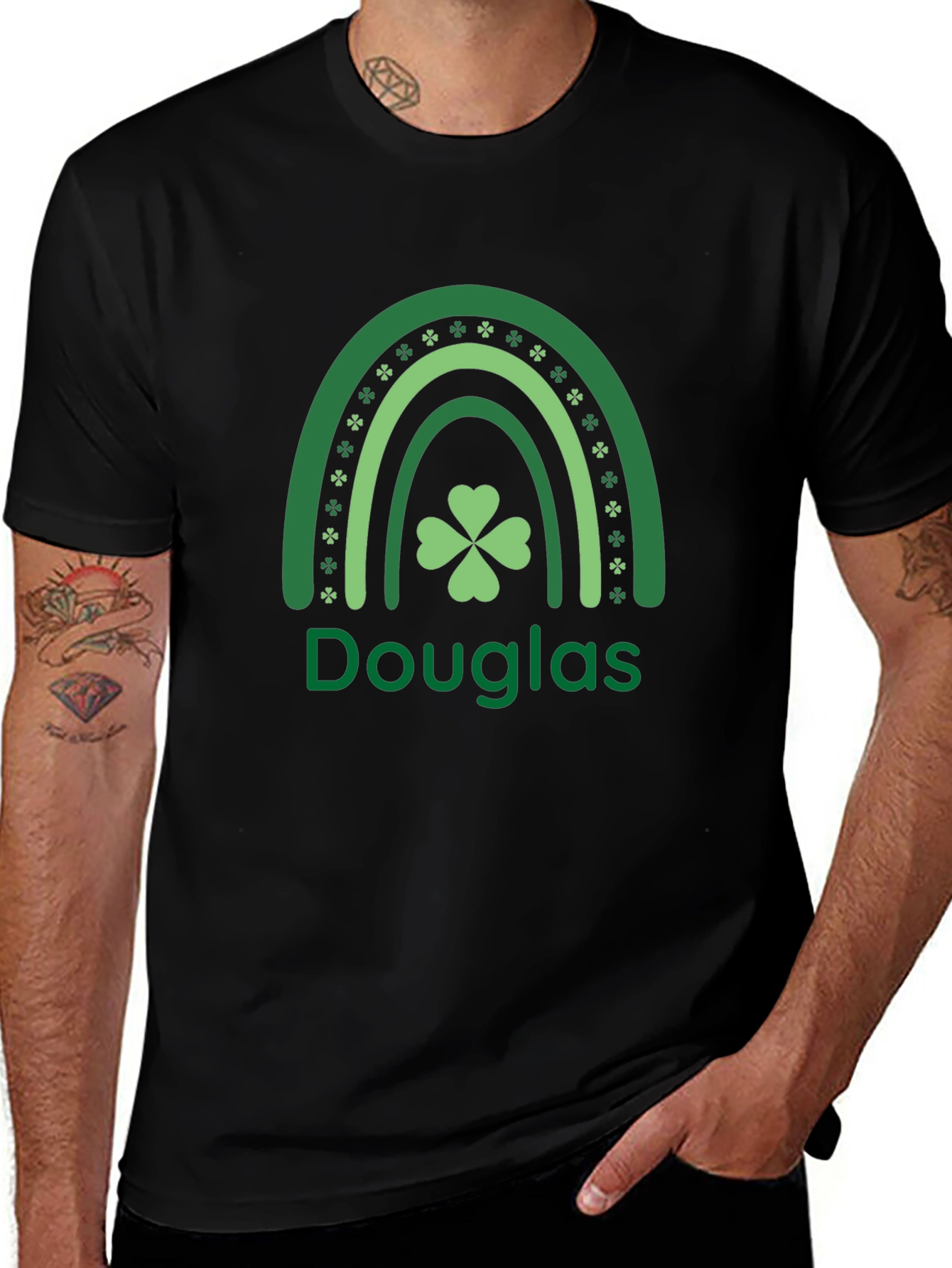 Camiseta Negra Personalizada Día de San Patricio