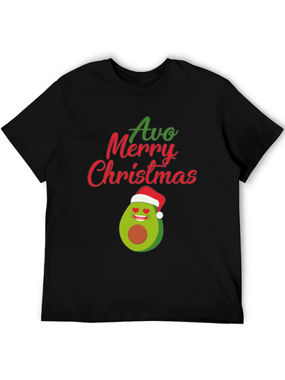 Camiseta Navideña Aguacate Avo Merry Christmas